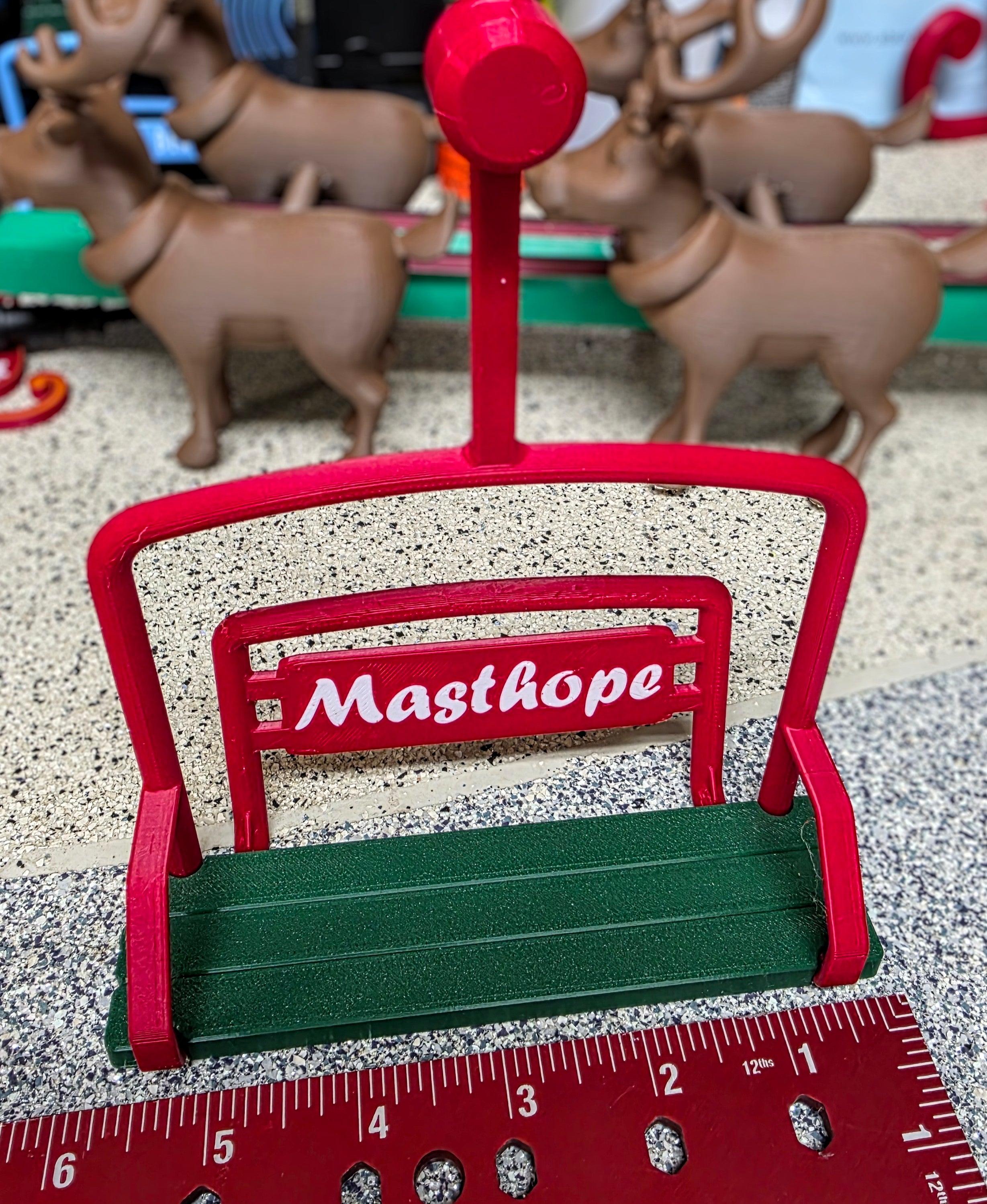 Custom XL Masthope Ski Lift Chair