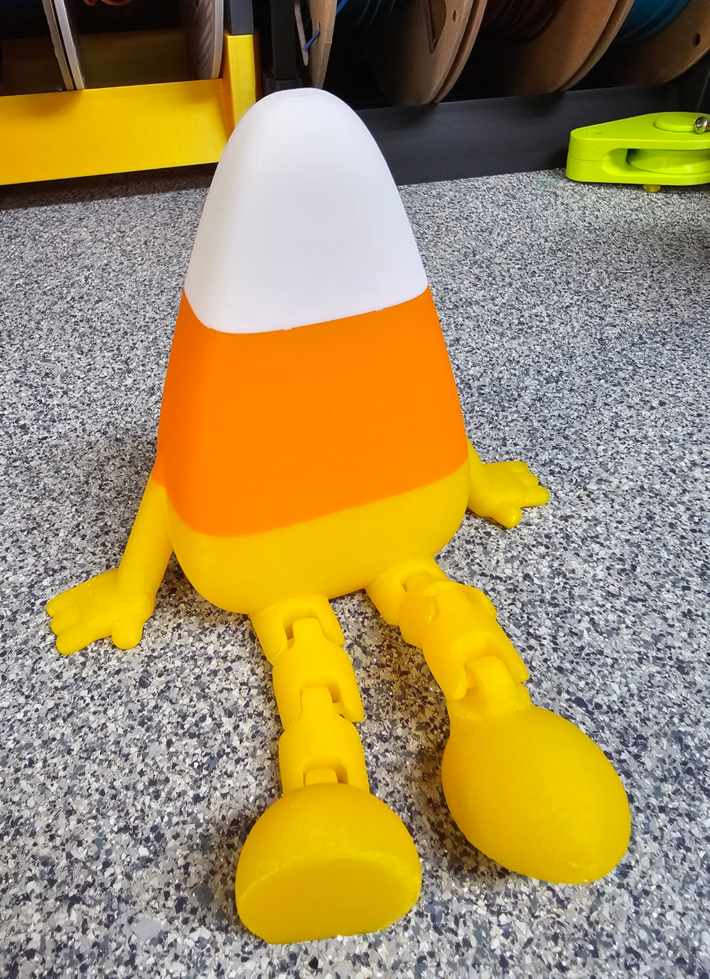 6 Inch Shelf Candy Corn